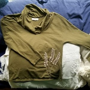 Synergy Organic Cotton Beautiful Fern- detailed Top